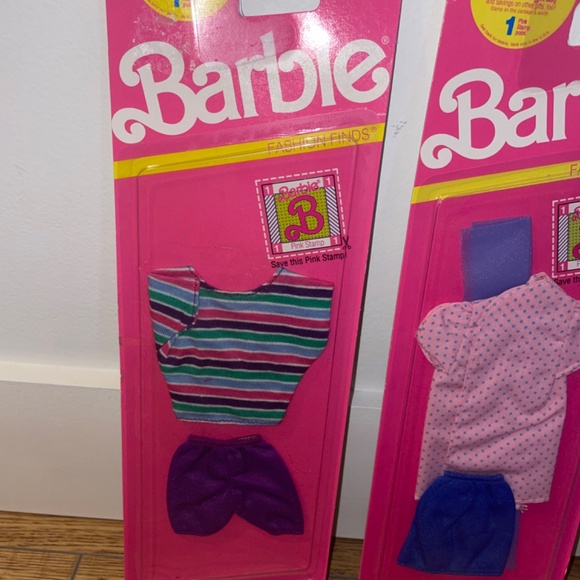 Barbie - 3 x 1990 Vintage Fashions - NWT - Picture 3 of 11
